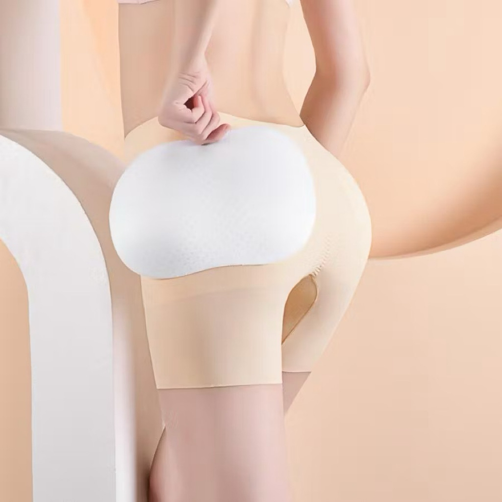 Quần độn mông và hông chất đúc su đệm dày 2cm,không lộ viền tạo đường cong tự nhiên 052