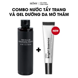 Combo Gel Dưỡng Da Mờ Thâm và Nước Tẩy Trang Seimy