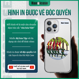 Ốp Lưng Điện Thoại Han icase Cho iPhone 12 13 14 15 16 17 Chống Sốc Chống Ố Vàng Diễu Binh A80