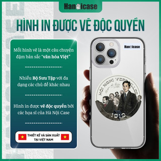 Ốp Lưng Điện Thoại Han icase Cho iPhone 12 13 14 15 16 17 Chống Sốc Chống Ố Vàng Nguyễn Ái Quốc