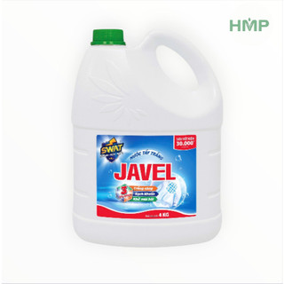 Nước Tẩy Javel SWAT can 1kg/2kg/4kg Làm Trắng Nhanh, Khử Khuẩn Hiệu Quả
