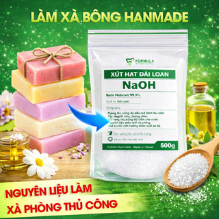 NaOH 99.5% Xút Hạt Đài Loan – Tẩy Rửa Công Nghiệp, Làm Xà Phòng Handmade