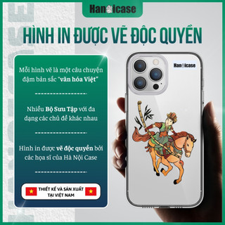 Ốp lưng điện thoại cho iPhone 12 13 14 15 16 17 chống sốc, ố vàng hình in Thánh Gióng Han icase