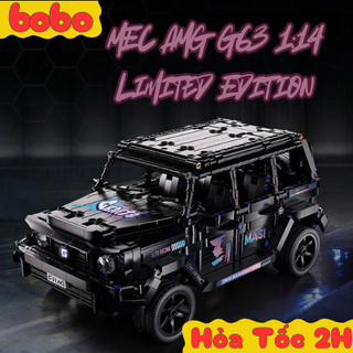 [New 2026] Mô Hình Lắp Ráp Siêu Xe Mec G63 Black Ôtô Địa Hình Cao Cấp 1388 PCS Sắc Nét, Quà Tặng Sinh Nhật Mô Hình Bobo