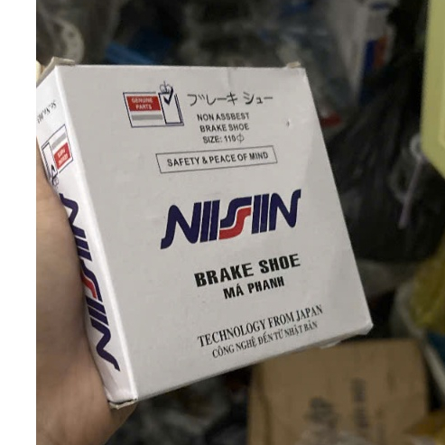 Bố thắng đùm Nisin dùng cho xe DR, WAVE, FUTURE