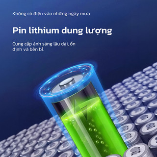 OOKAS Đèn Năng Lượng Mặt Trời Kitawa 300W, Bảo Hành 3 Năm, Chống Nước IP65