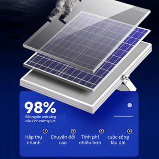 OOKAS Đèn Năng Lượng Mặt Trời Kitawa 300W, Bảo Hành 3 Năm, Chống Nước IP65