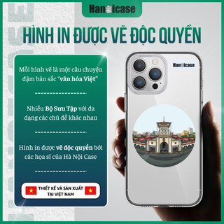 Ốp Lưng Điện Thoại Han icase Cho iPhone 12 13 14 15 16 17 Chống Sốc Ố Vàng In Thủ Công Chợ Bến Thành