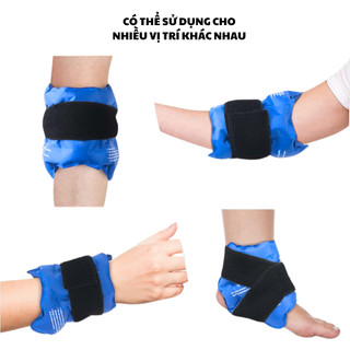 Đai Chườm Nóng Lạnh Cổ Chân Lót Nhung – Giảm Đau, Sưng Viêm, Bong Gân – Túi Gel Tái Sử Dụng Dễ Dàng
