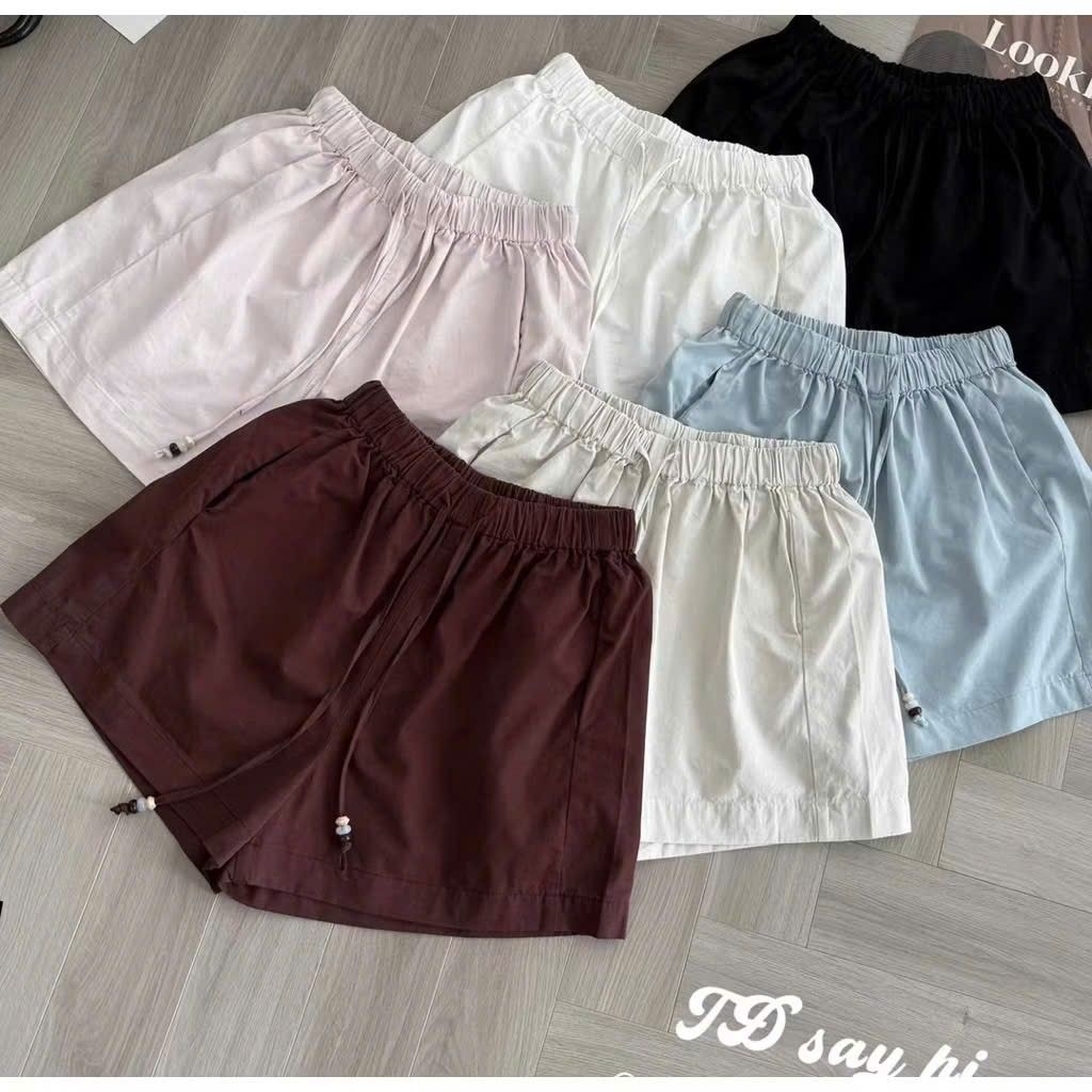 [𝑯𝒂 𝑨𝒏𝒉] Quần Sooc Thô Sâu Hạt QCL1( M: 47-58kg , L: 58-65kg)