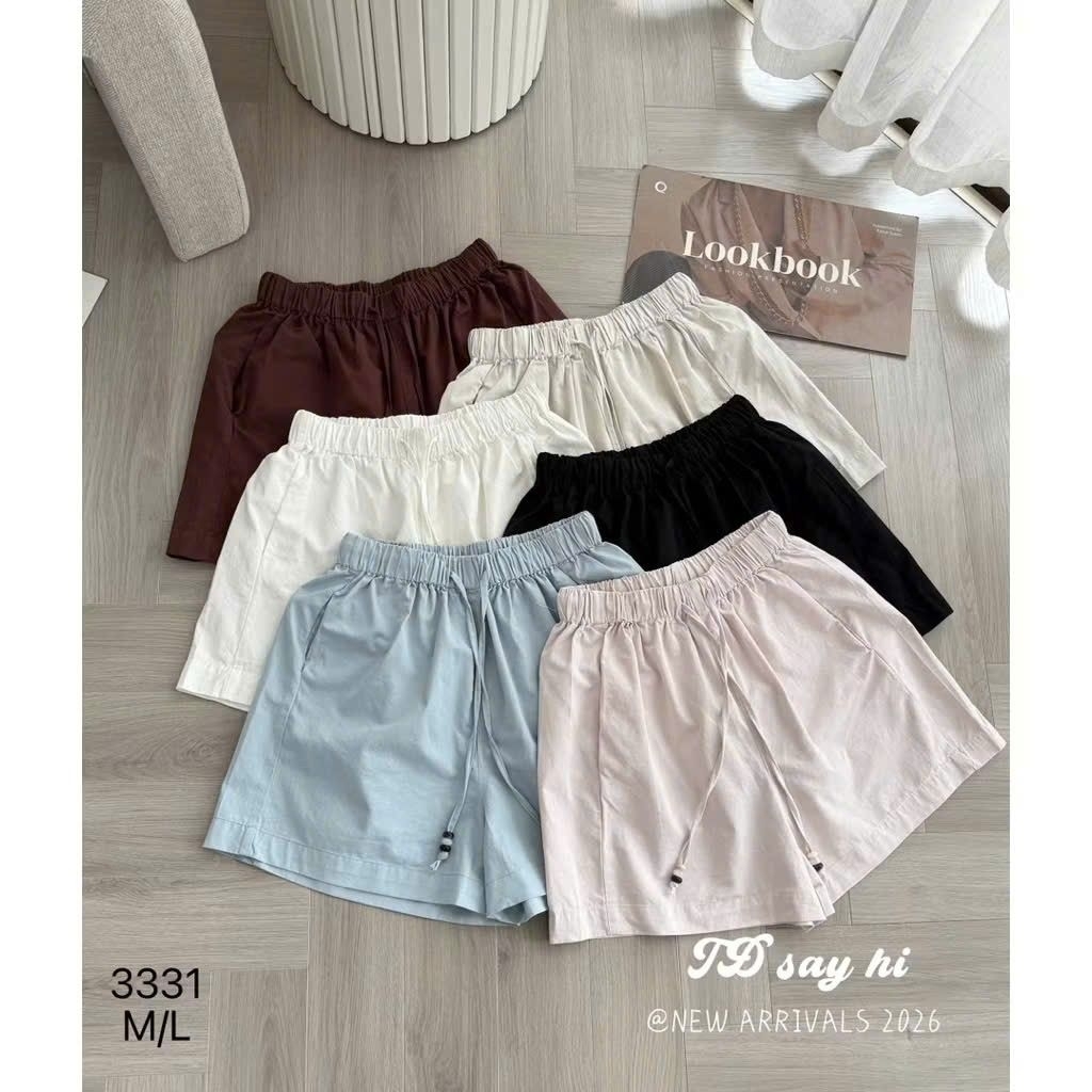 [𝑯𝒂 𝑨𝒏𝒉] Quần Sooc Thô Sâu Hạt QCL1( M: 47-58kg , L: 58-65kg)