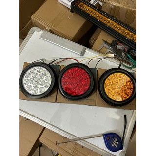 Đèn hậu led tròn SD2015, Đèn hậu xe tải điện 12v và 24v ( giá bán cho 1 chiếc ).D