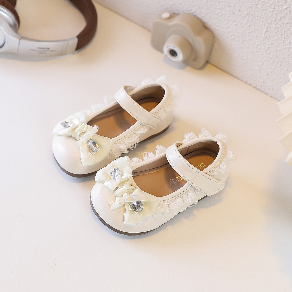 【Mẫu mới nhất】Giày Mary Jane thời trang cho bé gái, giày công chúa làm từ chất liệu PU êm ái