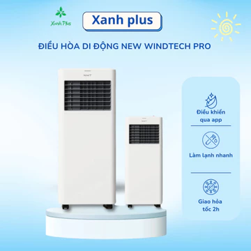Điều Hòa Di Động New Widetech Pro Kết Nối app Thông Minh, Dễ Lắp Dặt Di Chuyển