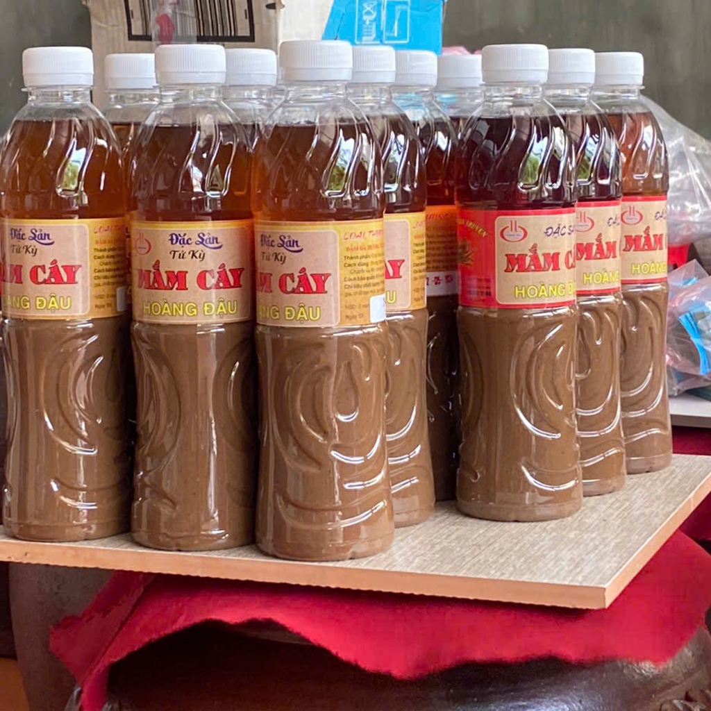 Mắm Cáy Hoàng Đậu Đặc Sản Tứ Kỳ Hải Dương chai 500ml