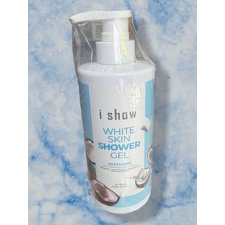 Sữa Tắm Dưỡng Trắng Da I SHOW 500ml Cấp Ẩm Mịn Màng Lưu Hương Lâu Chiết Xuất Dừa & Sữa Dê - iShow White Skin Shower Gel