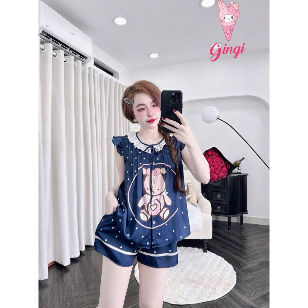 [17/01/25]Đùi cổ sen tay tiên xếp li,lụa latin mềm nhẹ mát