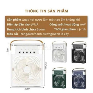 QUẠT PHUN SƯƠNG ĐỂ BAN 400ML