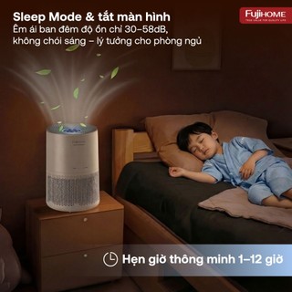 Máy lọc không khí Fujihome AP5COMPACT - Kết nối Wifi thông minh, Động cơ Inverter DC motor
