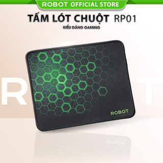 Tấm Lót Chuột Kiểu Dáng Gaming ROBOT RP01 Black - 22x18x0.2 cm
