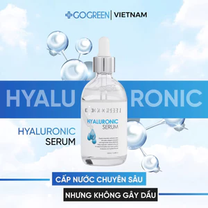 Serum Hyaluronic GoGreen Cấp Nước Chuyên Sâu