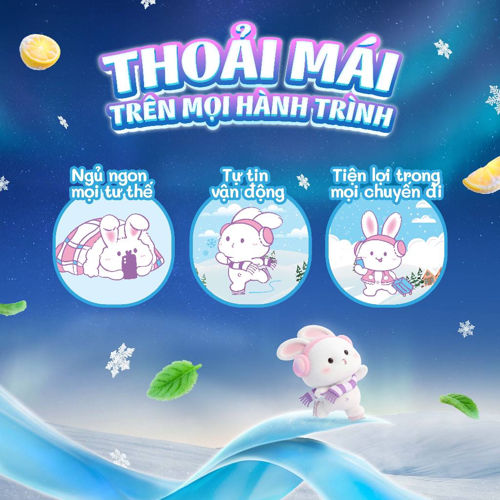 [Combo 6 gói] Băng Quần Diana Comfy Girl Cool Fresh, mát lạnh không hầm bí, size M-L 2 miếng/gói