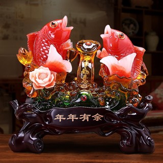 Tượng cá chép, Cá chép song hành, Cá chép hóa rồng, Tượng phong thủy, Decor Trang trí nhà cửa, Quà tặng ý nghĩa - SUNNY