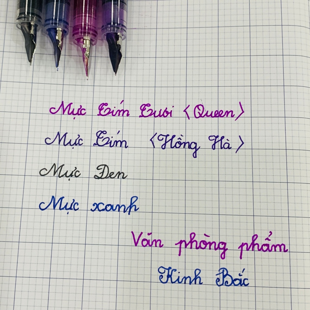 Bút Máy Gel F34 mực sẵn trong thân, không cần bơm lắp mực, cho học sinh cấp 1, Ngòi EF êm trơn 2026