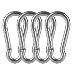 combo siêu rẻ 10 cái Móc An Toàn INOX 304 nhiều kích thước (còn gọi là móc chữ D)