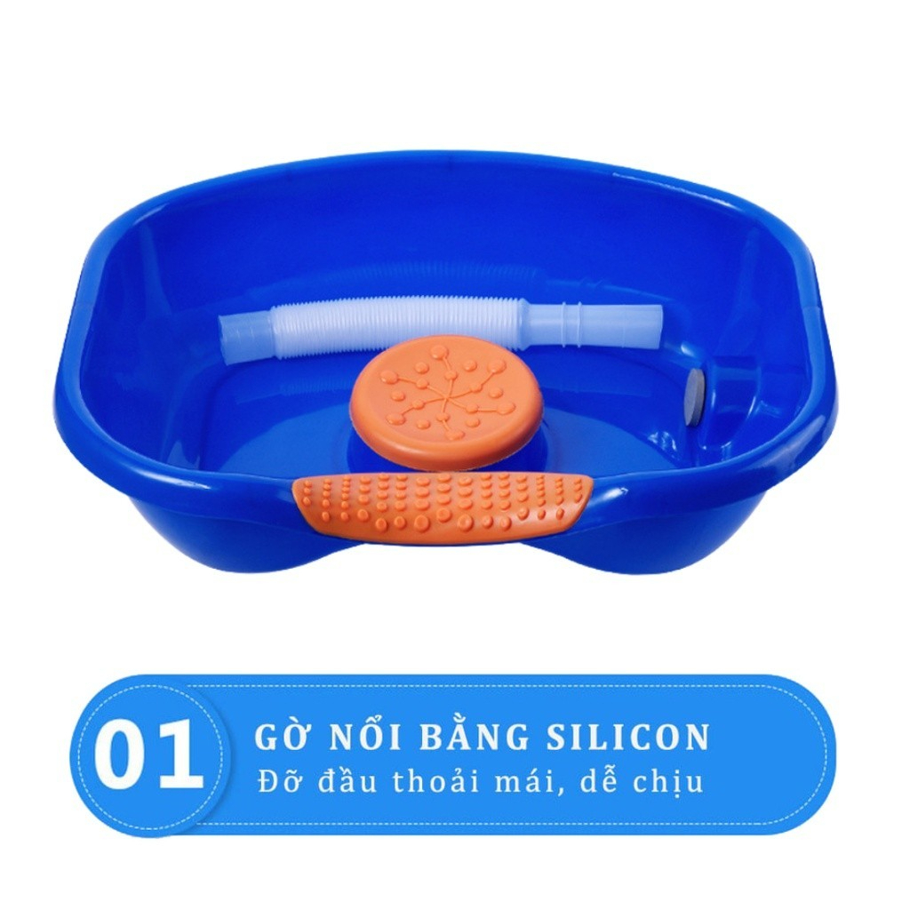 [THẺ TRÚNG THƯỞNG] Chậu Gội Đầu, Thau Gội Đầu Tại Giường Cho Bà Bầu rẻ Em, Người Bệnh, Chất Liệu Nhựa ABS Cao Cấp