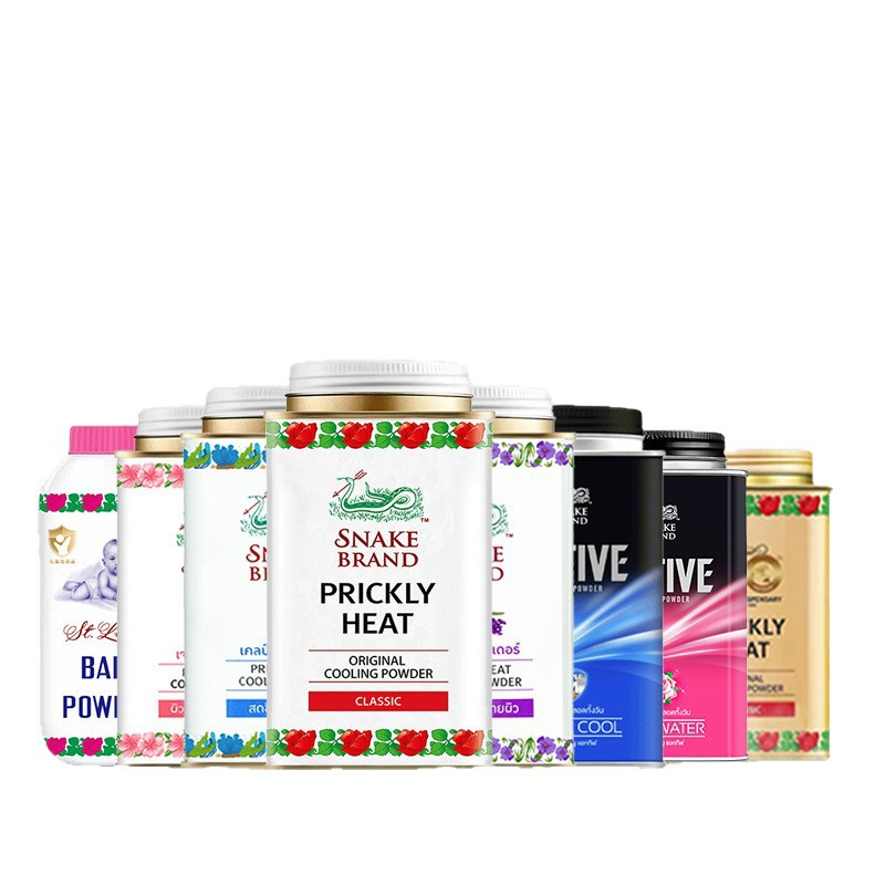 【Mua 3 tặng 1】Phấn rôm Snake Brand, chiết xuất thực vật, làm mát tức thì，chính hãng，Miễn phí vận chuyển