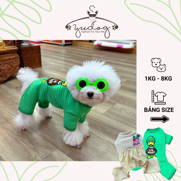 Áo bốn chân cho chó mèo yudog đồ bốn chân mặc cho thú cưng chó mèo