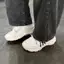 Giày thể thao sneaker MLB Athflow v2 New York Yankees Trắng Đen - 3ARNATF4N-50IVS