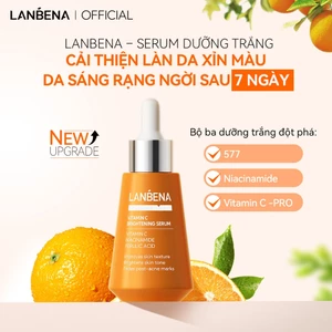 LANBENA Serum Vitamin C Niacinamide (15ml30ml) -Dưỡng Sáng Mờ Thâm Sạm Trẻ Hóa Da Dưỡng Ẩm, Đều Màu Da