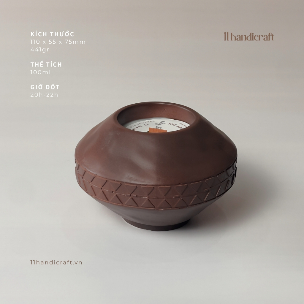 Nến Thơm Decor Quà Tặng Handmade Sáp Đậu Nành Thiên Nhiên Hơ Gor 11 Handicraft