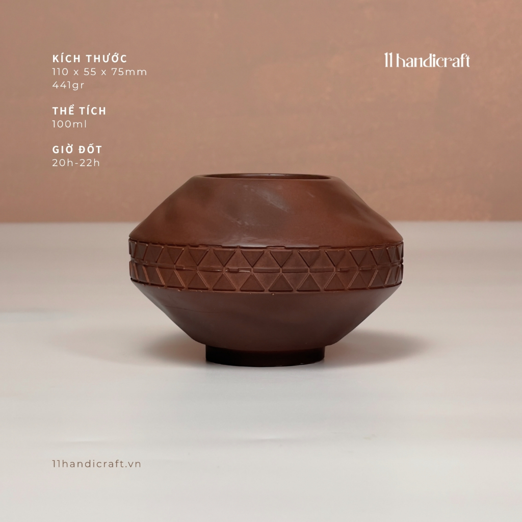 Nến Thơm Decor Quà Tặng Handmade Sáp Đậu Nành Thiên Nhiên Hơ Gor 11 Handicraft