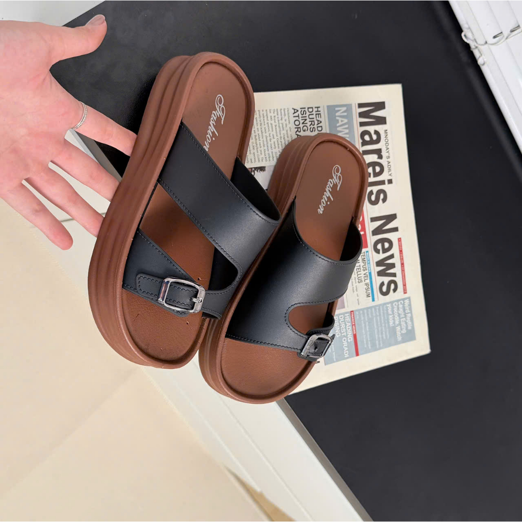 Dép Nữ Đế Bánh Mì 5cm Quai Ngang BBO Cao Cấp, Sandal Nữ Êm Nhẹ Dễ Phối Đồ Hot Trend 2026 | Tiệm giày Quỳnh Anh