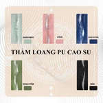 Thảm Tập Yoga Định Tuyến Kèm Túi YOGA HBE  PU Và PU Xơ Dừa Cao Su ± 5 mm Màu Loang Cao Cấp — ảnh 3