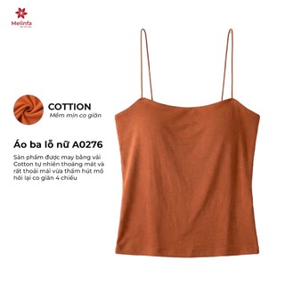 [ XẢ KHO GIÁ SỐC ]Áo hai dây nữ có đệm ngực nâng đỡ vải Viscose tự nhiên mã VAA0276