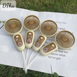 QUẠT CẦM TAY MINI Capybara, Dễ Thường kèm dây sạc - Quạt mini cho bé cầm tay nhiều màu