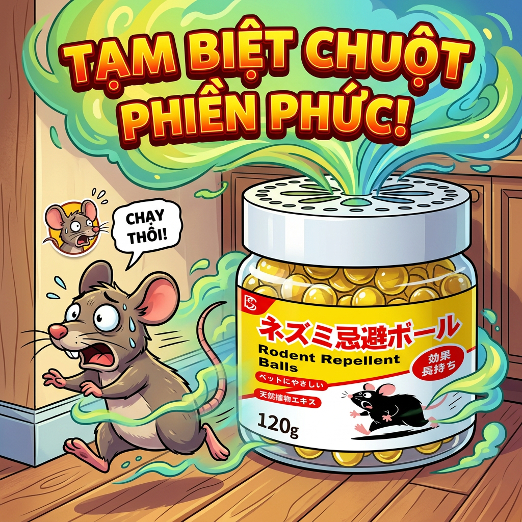 Sáp đuổi chuột Gel đuổi chuột Phù hợp dùng trong gia đình và trong xe 120g