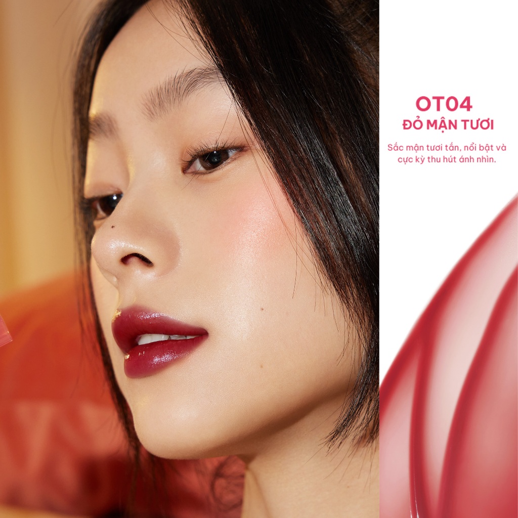 COMBO 2 Son Tint One Shot INTO YOU Lên Màu Đậm Nét, Nhẹ Tênh Bám Môi 2.2g