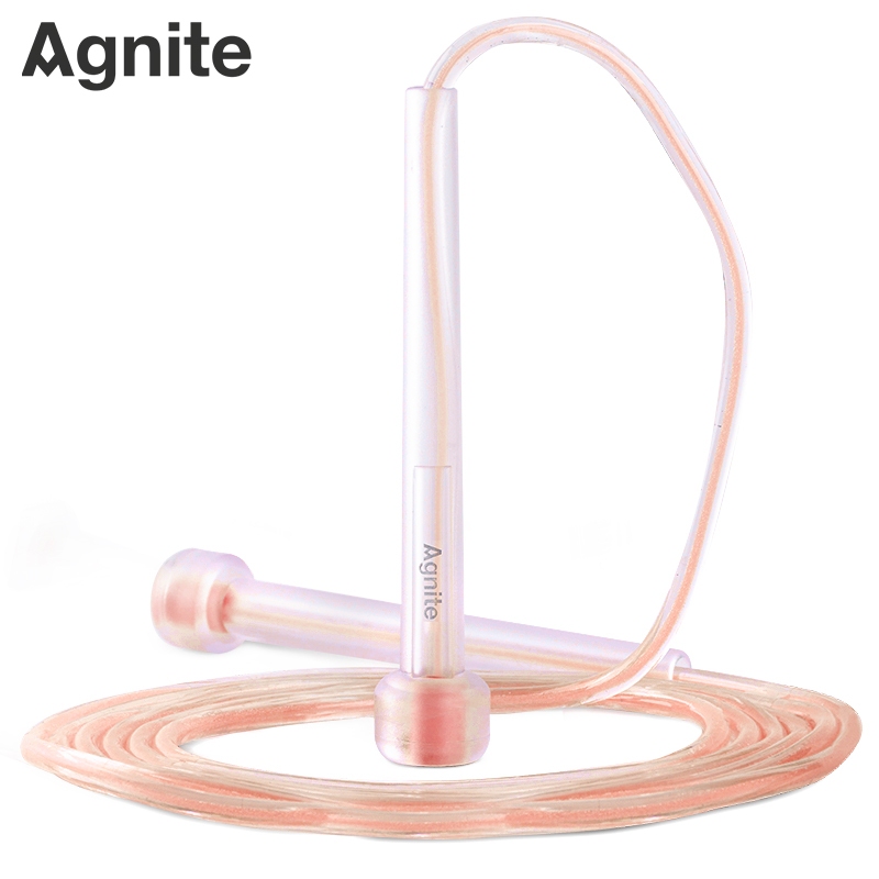 Dây nhảy thể dục tăng cường thể lực hỗ trợ giảm cân AGNITE chính hãng trong suốt lõi PVC cao cấp - F4122