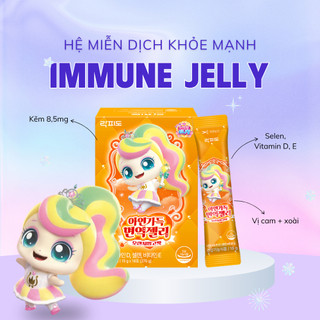 Catch! Teenieping Ss6 Thạch Vitamin dinh dưỡng cho bé Lacfido Vitamin/Kẽm/Canxi/Arginine Jelly (15g x 18 sticks)