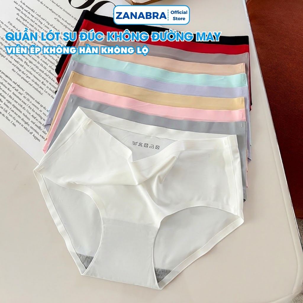 Quần Lót Nữ Đúc Su ZANABRA Không Đường May Siêu Mỏng Mát Co Giãn 4 Chiều Nhiều Màu L840