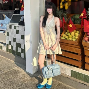 Đầm JOLIE cổ yếm hoa nhí DA261