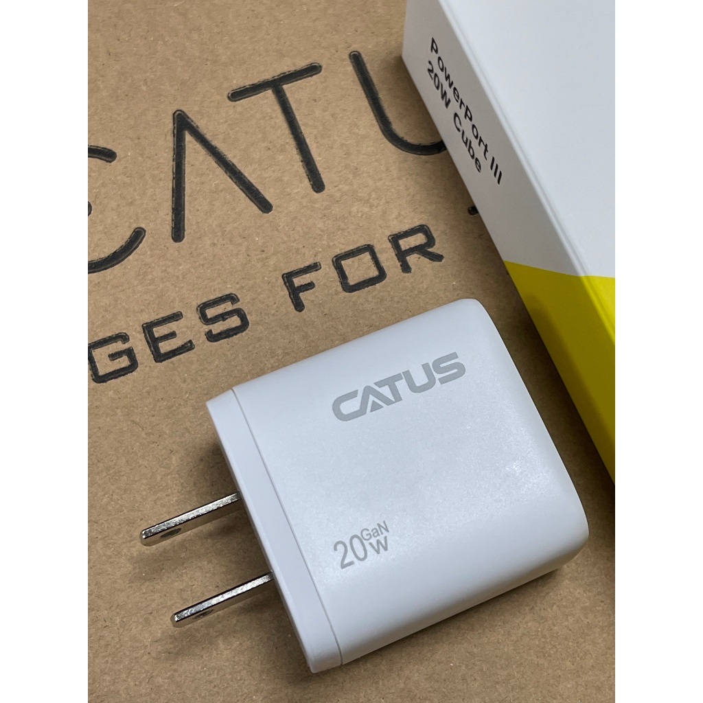 Củ Sạc Nhanh CATUS HF2 20W GaN - Công Nghệ Chống Cháy, Chân Gập Gọn Nhẹ - Hàng Chính Hãng Bảo Hành 12 Tháng