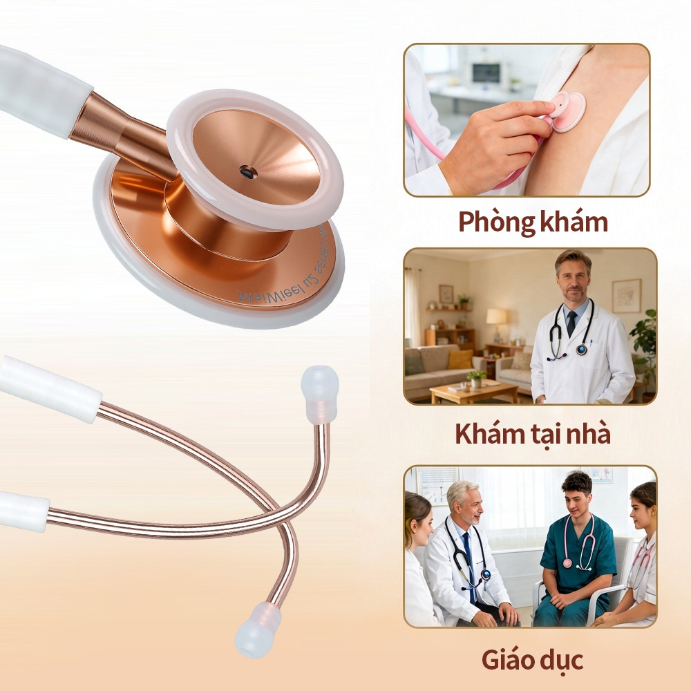 Ống Nghe Y Tế MaiWieel U2 Hai Mặt Siêu Nhẹ Nhỏ Gọn Chuyên Nghiệp Bác Sĩ Sinh Viên