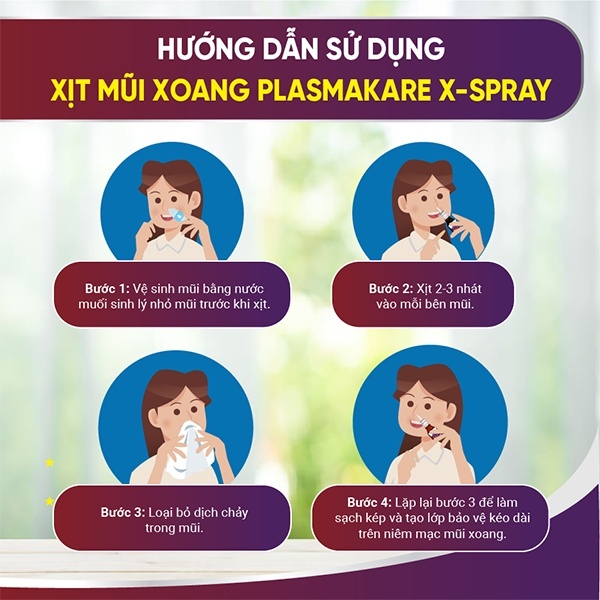 Xịt Mũi Xoang Nano Bạc PlasmaKare X Spray 30ml Vệ Sinh Làm Sạch Mũi Xoang, Xoang Cấp Và Mạn Tính