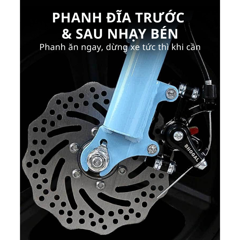 {XĐCD-30+XĐ-90 TẶNG KÈM BƠM TAY} XE Đạp Có Thể Gập Lại Đủ Size 12-16 inh,Xe Đạp Có Phanh Kép An Toàn